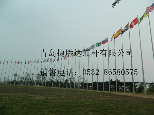 不锈钢手动旗杆