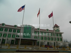 不锈钢手动旗杆