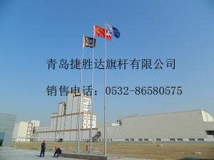 不锈钢电动旗杆